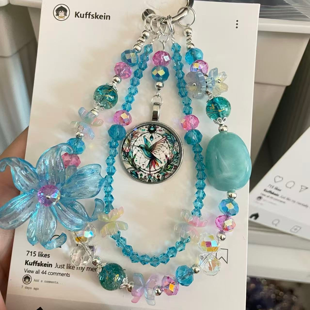 Bag Charm-Humming Bird